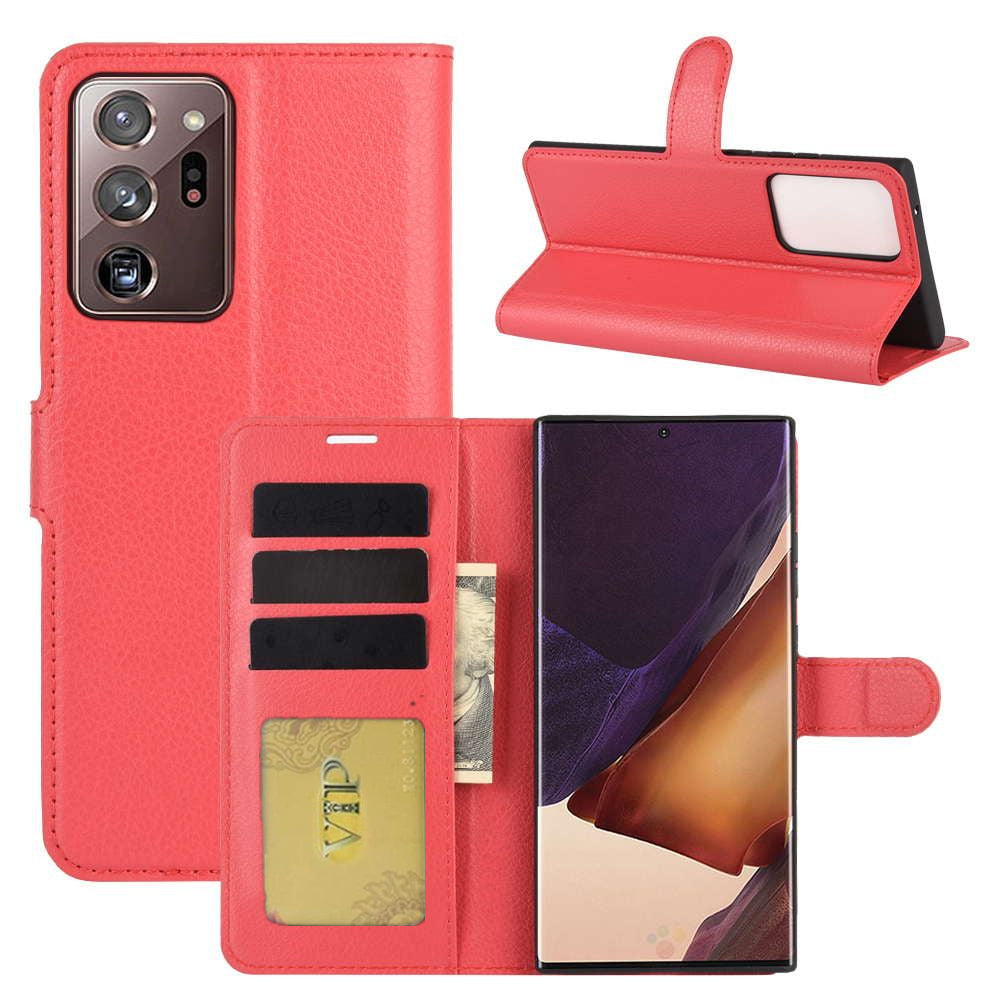 Leather Folio Wallet Case for Samsung Galaxy Note 20 Ultra Leather Folio Wallet Case for Samsung Galaxy Note 20 Ultra